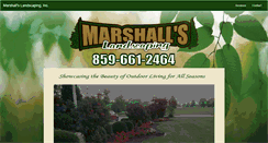 Desktop Screenshot of marshallslandscapingky.com